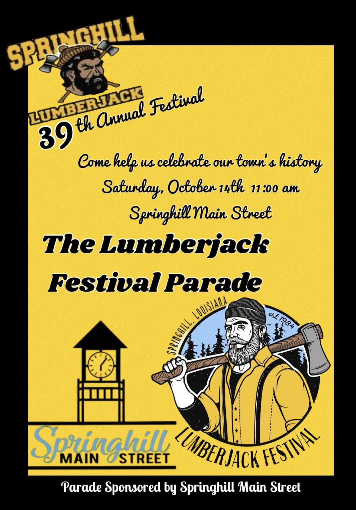 Lumberjack Festival Parade Visit Webster Parish Louisiana