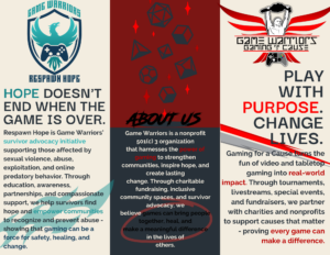 Game Warriors Brochure Inside